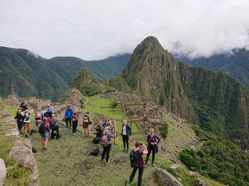 We appreciated that we saw the iconic view outside the high season. Machu Picchu, Peru.